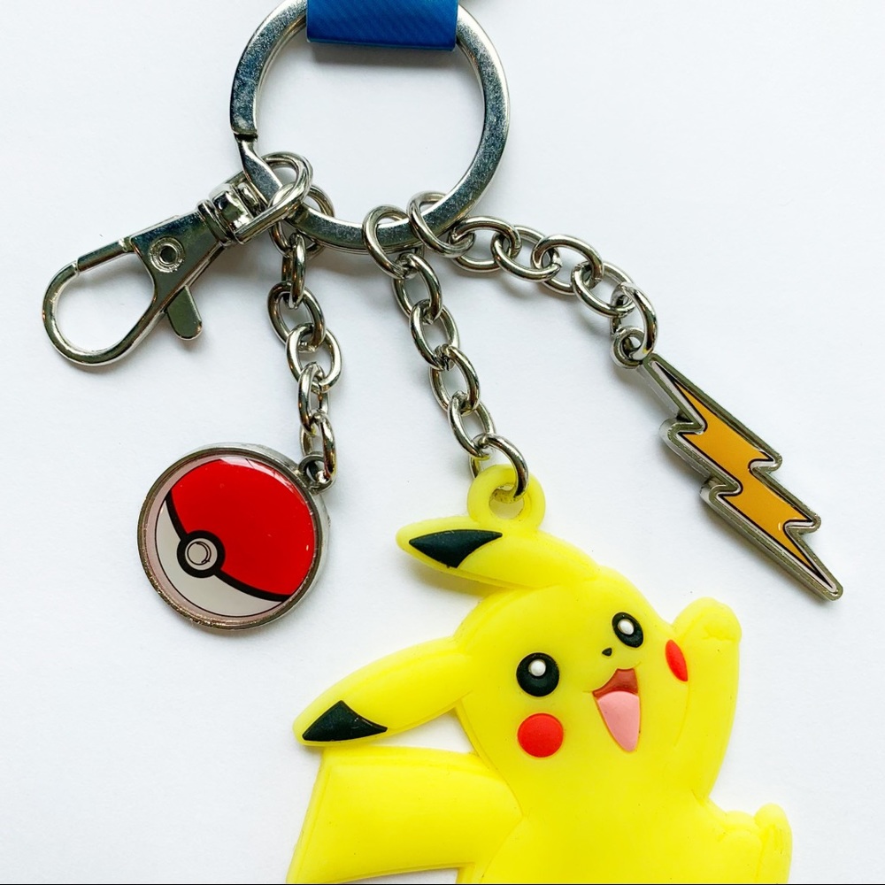 ✨POKEMON✨Multiple Pikachu Keychain/Key Ring - Picture 2 of 4